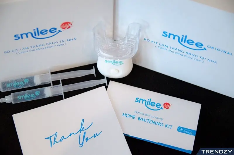 Review Bộ kit làm trắng, tẩy răng Smilee có BẬT ĐƯỢC TONE RĂNG?